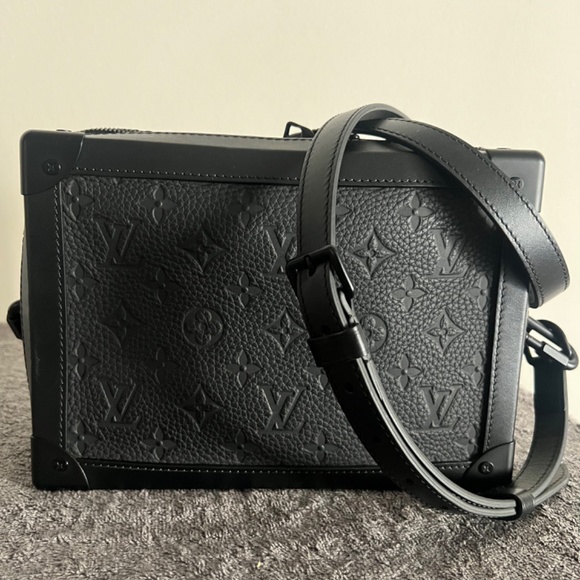 Louis Vuitton All Black Soft Trunk with Chain - Picture 2 of 5